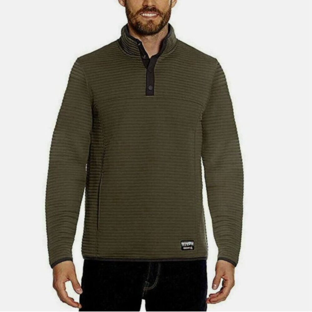 Gerry NWT Men's Forest Green Snapfront Pullover - Size XXL